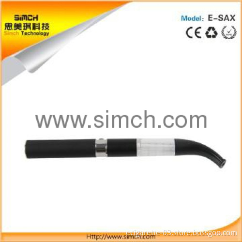 new vaporizer E-SAX with pipe tip and LED light inside